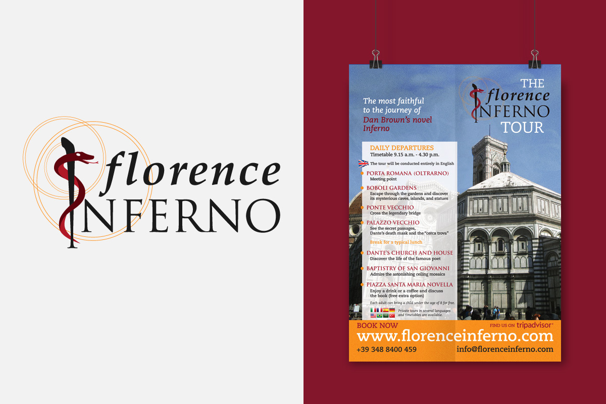 Florence Inferno's logo and promotional poster
