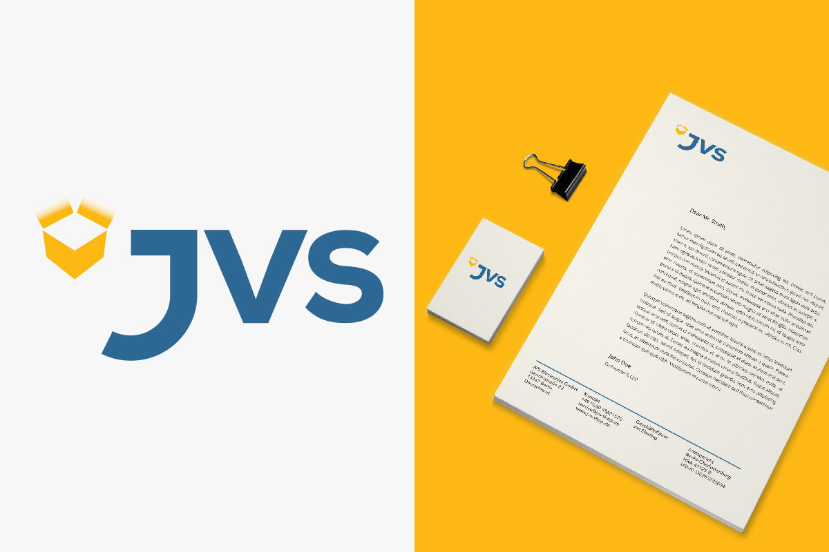 JVS Electronics Berlin · Logo Design and Corporate Identity